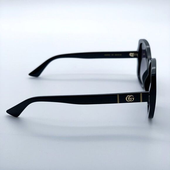 ЄNEW Gucci GG0762S  001 Black Gray Gradient Square Women Sunglasses - Picture 12 of 13
